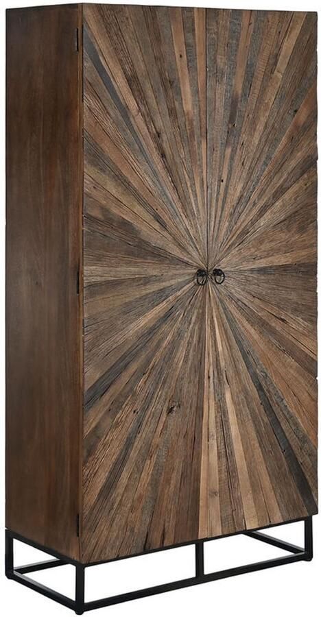 Home ESPRIT Kast Natuurlijk Gerecycleerd Hout 45 x 90 x 180 cm