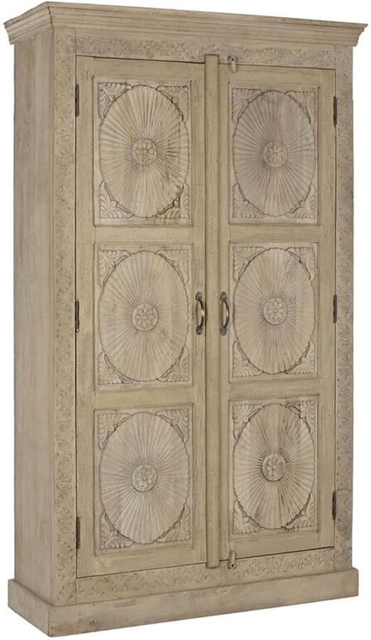 Home ESPRIT Kast Natuurlijk Mangohout 125 x 43 x 214 cm