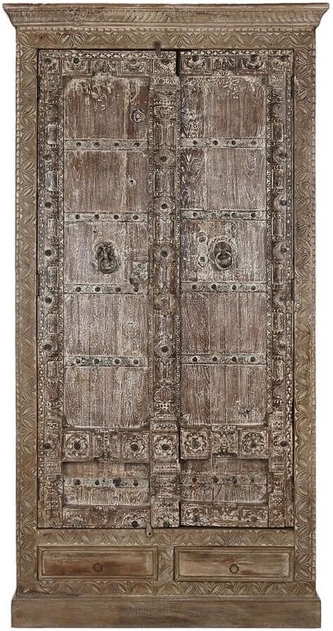 Home ESPRIT Kast Natuurlijk Teakhout 122 X 51 X 216 cm