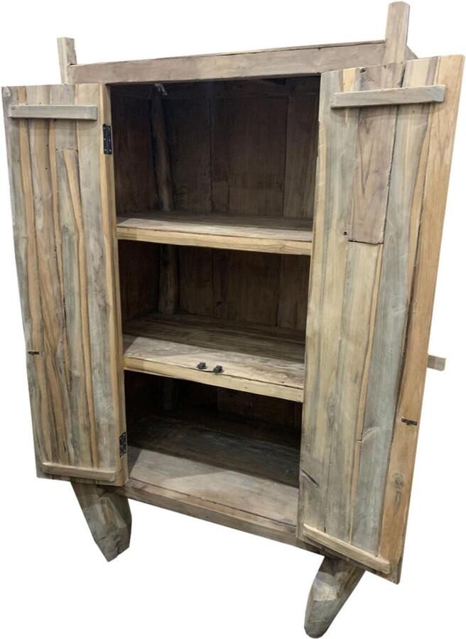 Home ESPRIT Kast Natuurlijk Teakhout 95 X 58 X 172 CM