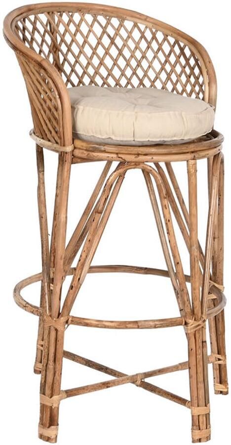 Home ESPRIT Kruk Natuurlijk 55 x 50 x 100 cm