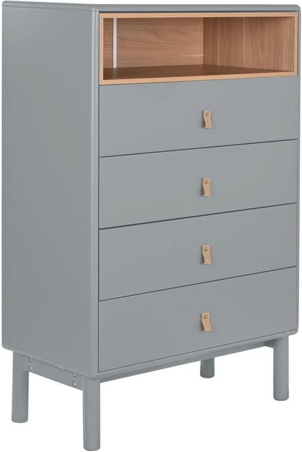 Home ESPRIT Ladenkast Blauw Grijs Polypropyleen Hout MDF 80 x 40 x 117 cm