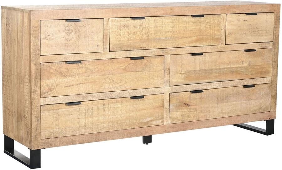 Home ESPRIT Ladenkast Bruin Zwart Alpino 180 x 45 x 91 cm