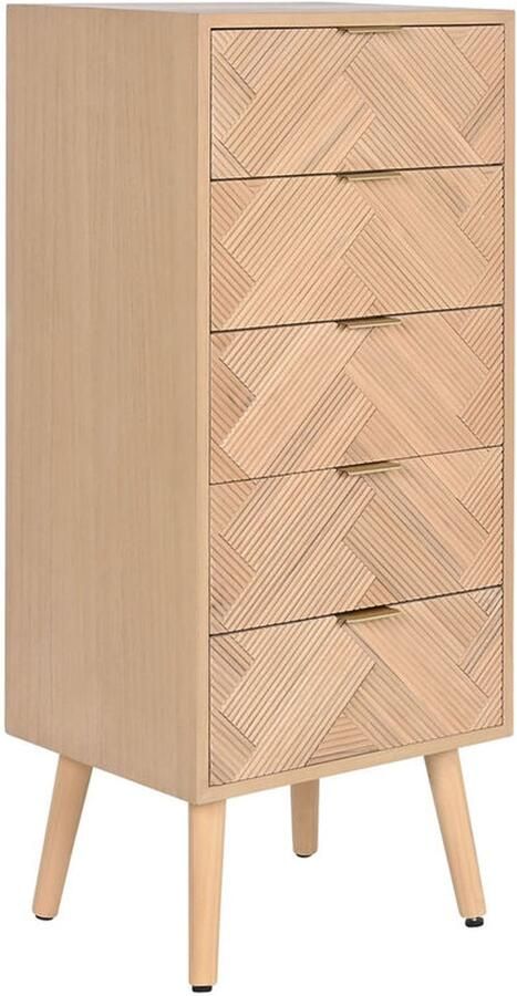 Home ESPRIT Ladenkast Natuurlijk Paulownia hout MDF 42 x 34 x 101 cm