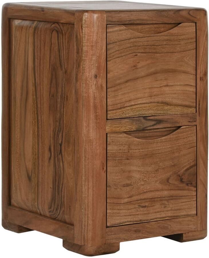 Home ESPRIT Nachtkastje Bruin 40 x 40 x 60 cm