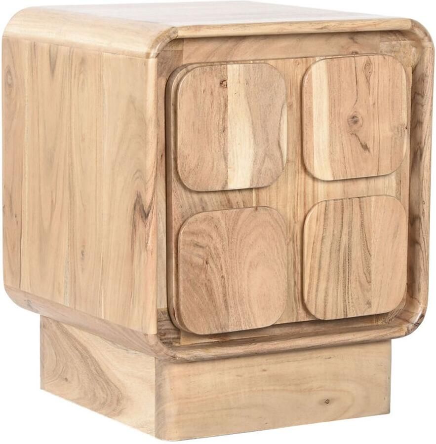 Home ESPRIT Nachtkastje Natuurlijk 40 x 40 x 50 cm