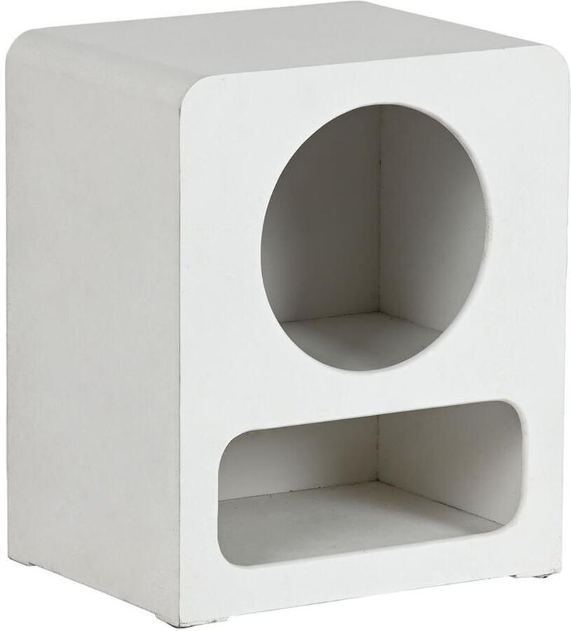 Home ESPRIT Nachtkastje Wit Hout MDF 40 x 30 x 48 cm