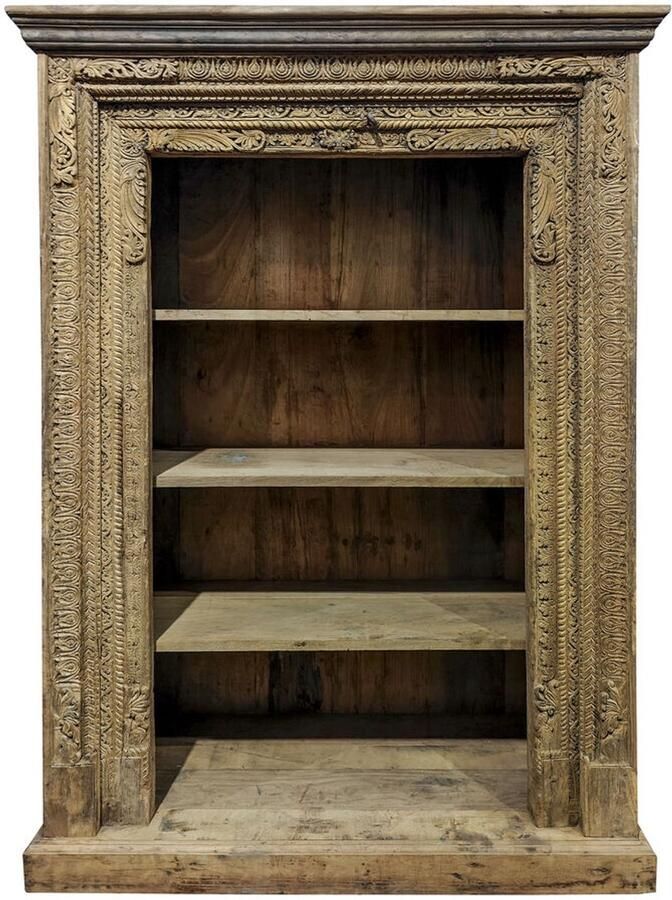 Home ESPRIT Planken Natuurlijk Teakhout 120 x 50 x 180 cm