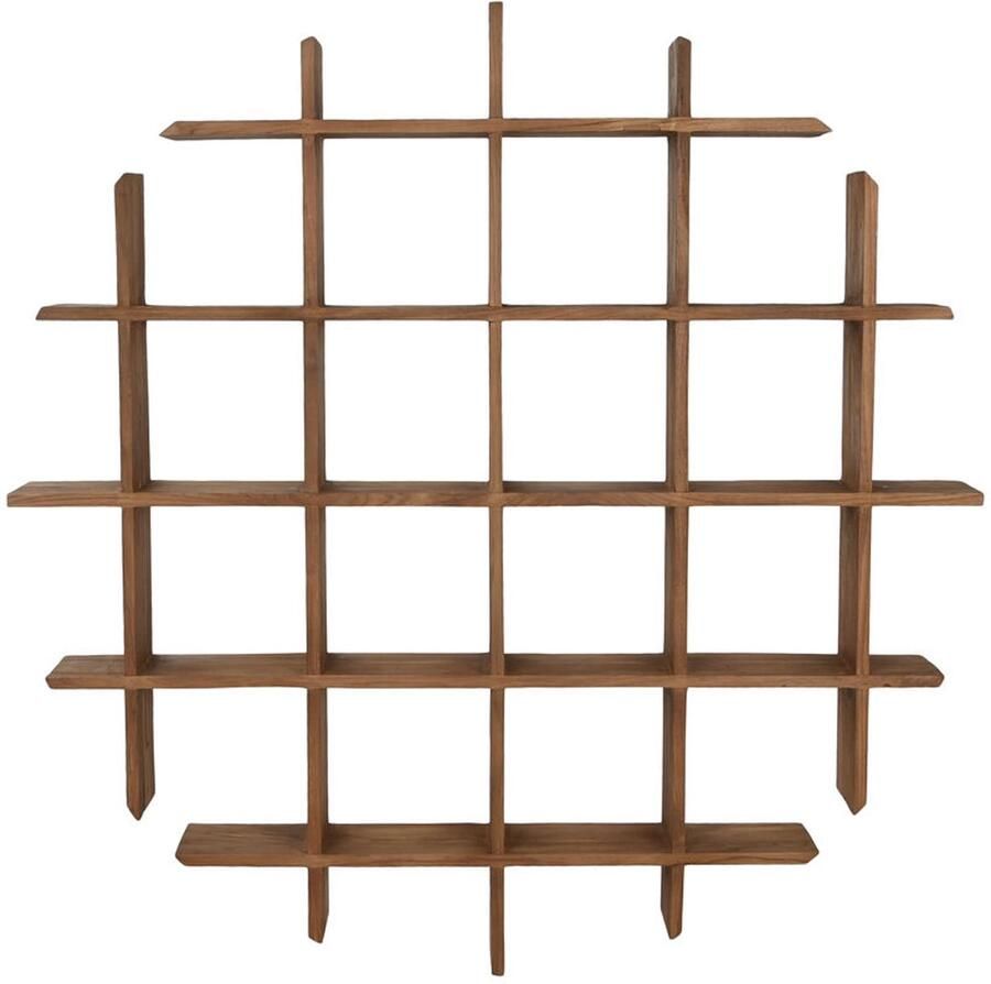 Home ESPRIT Planken Teakhout 120 x 15 x 120 cm