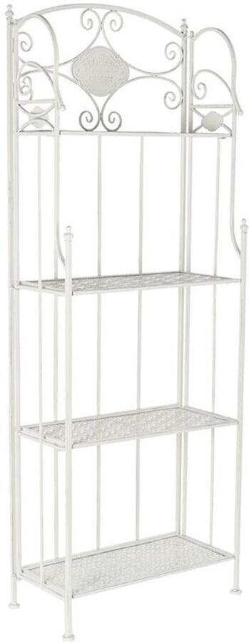 Home ESPRIT Planken Wit Metaal 4 Planken 61 x 29 x 163 5 cm