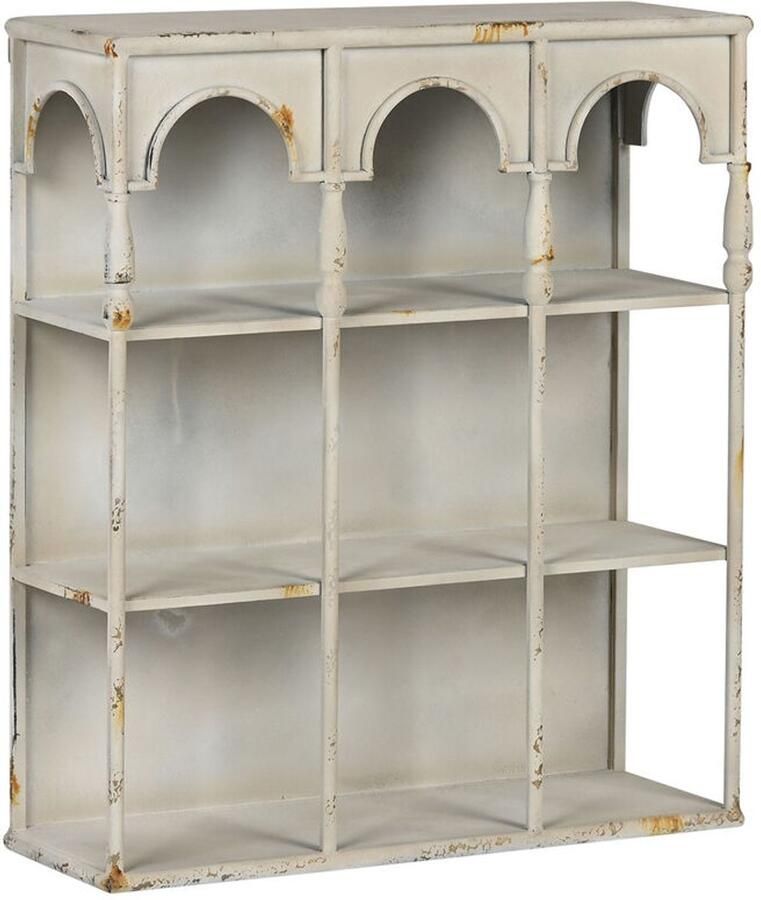 Home ESPRIT Planken Wit Metaal 60 X 20 X 70 cm