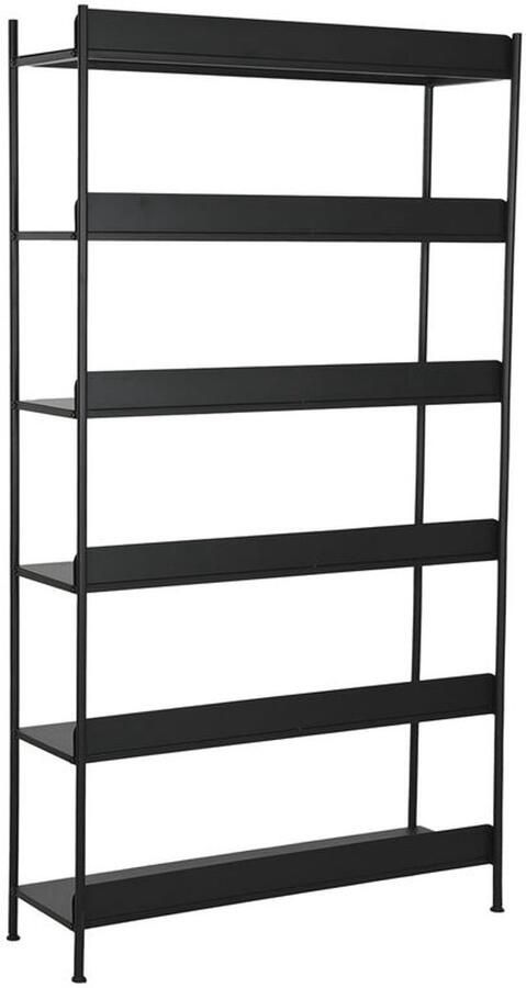 Home ESPRIT Planken Zwart Metaal 100 x 30 x 180 cm