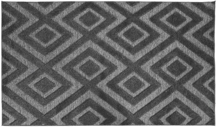 Home ESPRIT Tapijt 200 x 140 cm Grijs Donker grijs