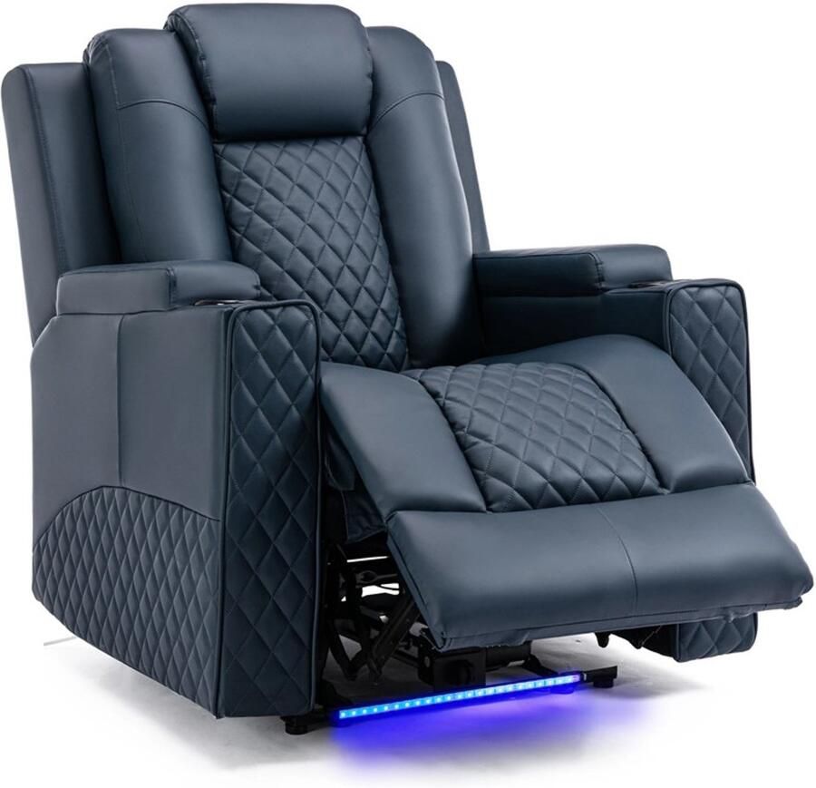 Home furniture Paco Goederen Elektrische Massagestoel TV-fauteuil Relaxfauteuil elektrisch verstelbare TV-fauteuil massagefunctie -duurzaam kunstleer