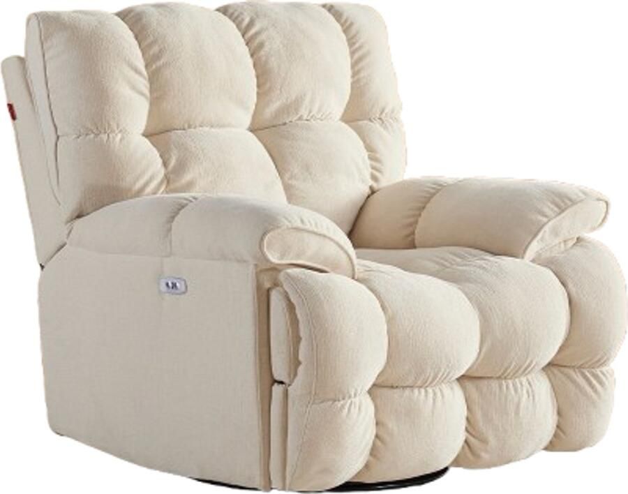 Home furniture Witte relaxfauteuil – Model Plume