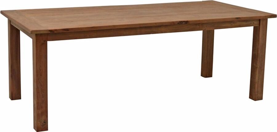 Livingfurn Eetkamertafel DK + Koplat 200x100x78 cm Teakhout