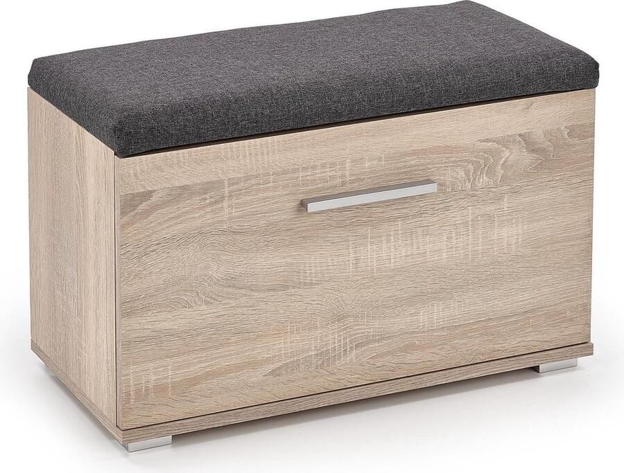 Home style Schoenenbank Lima 70 cm breed in sonoma eiken