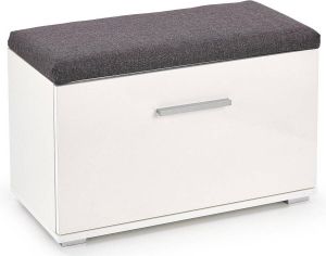 Home style Schoenenbank Lima 45 cm hoog in hoogglans wit