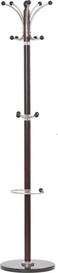 Home style Staande kapstok Alem 185 cm hoog in wenge