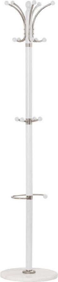 Home style Staande kapstok Alem 185 cm hoog in wit