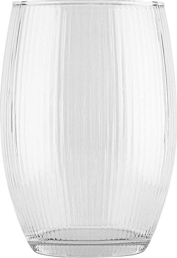 home trend FOR HOME Bloemenvaas glazen vaas 2280 ml Bud vaas glazen vazen voor bloemen decoraties voor woonkamer bloemenvaas voor eettafel versierde vaas kaarsenhouder 7 8 cm hoog Lyra Luminous