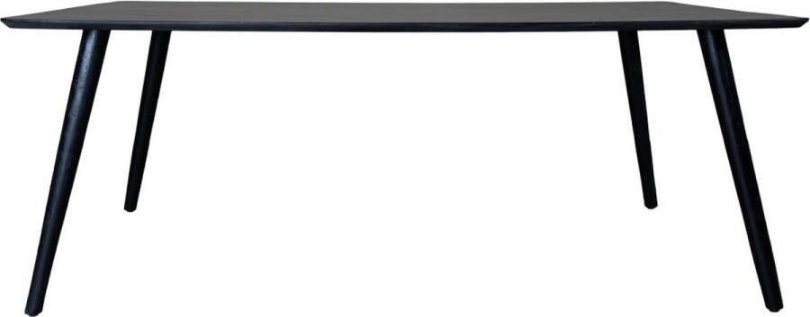 Home67 Eettafel James Zwart 200 x 100 cm