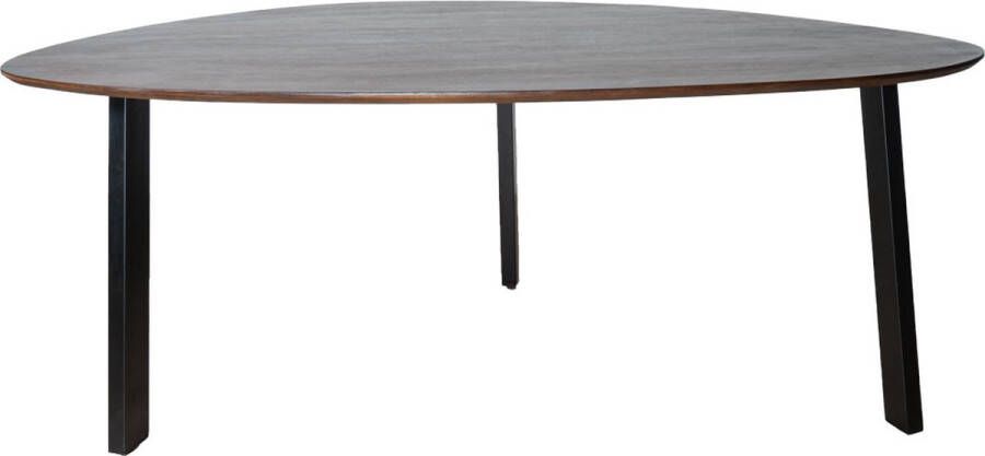 Home67 Eettafel Tinus Bruin Kiezelvormig 200 cm