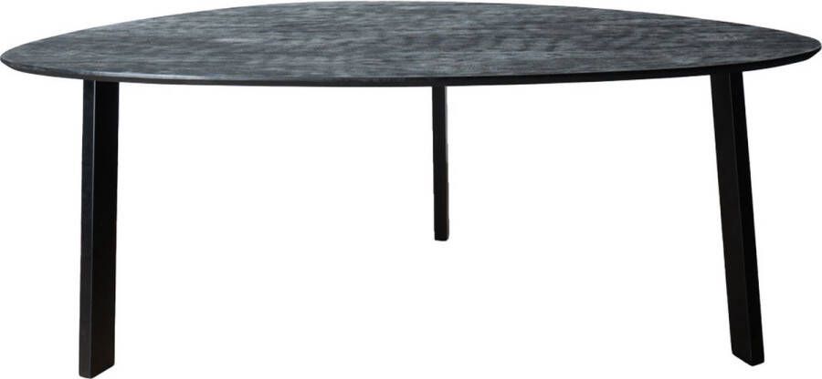 Home67 Eettafel Tinus Zwart Kiezelvormig 240 cm