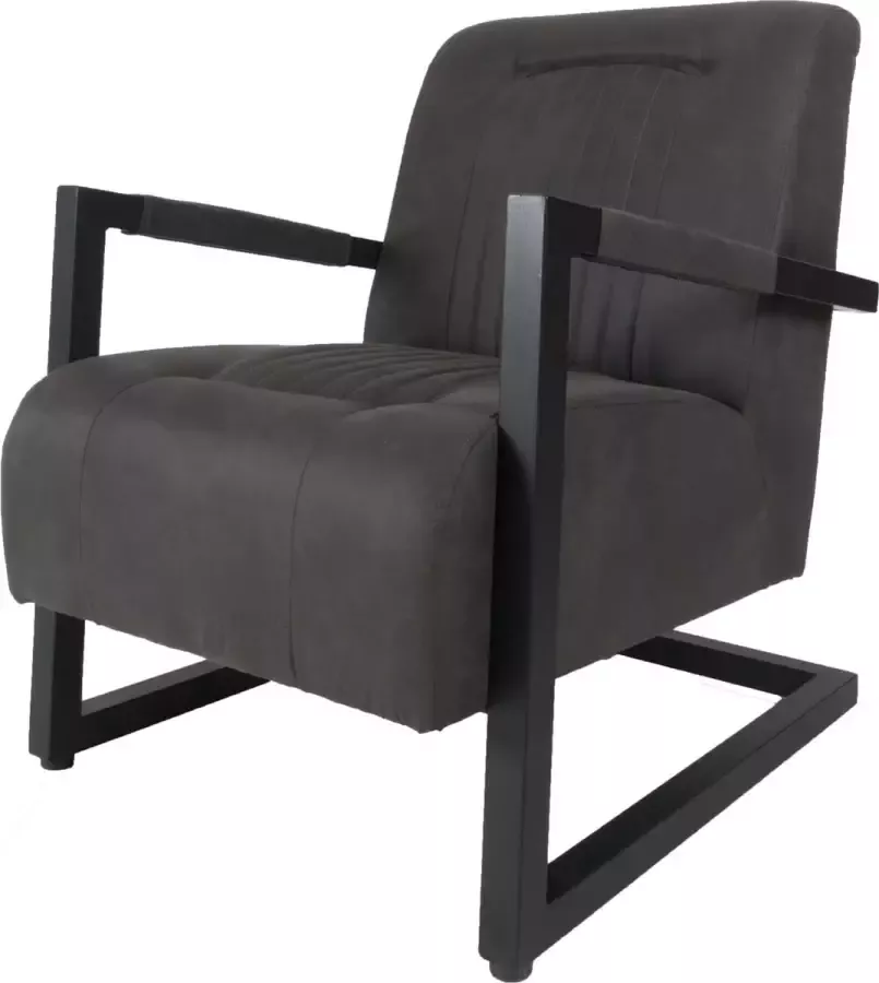 Home67 Fauteuil Boss Antraciet - Foto 1