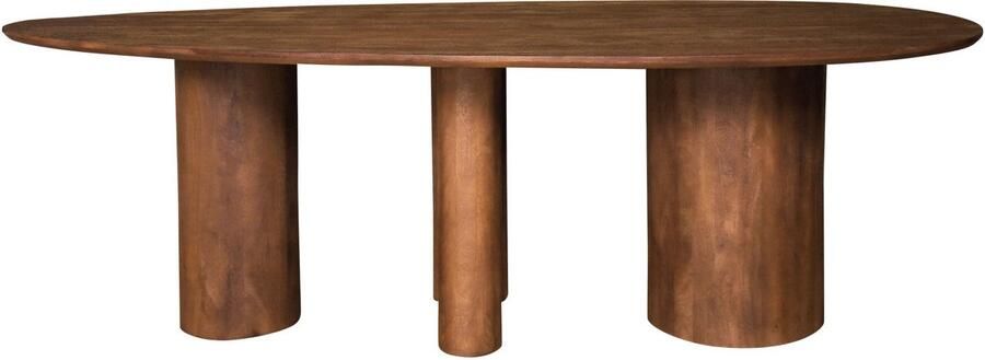 Home67 Eettafel Amir 240 x 120 cm Mangohout Nature Smooth