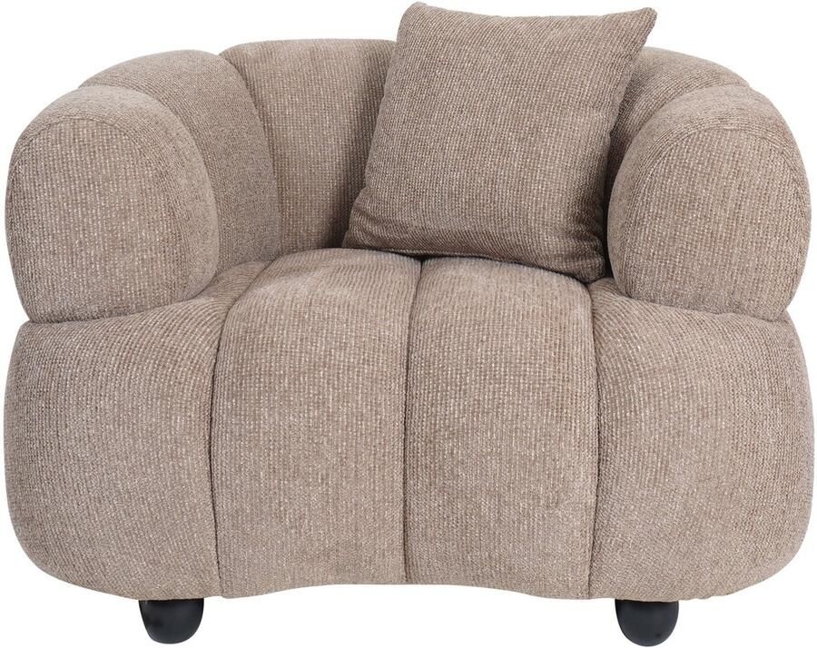 Home67 Fauteuil Rocco Bruin