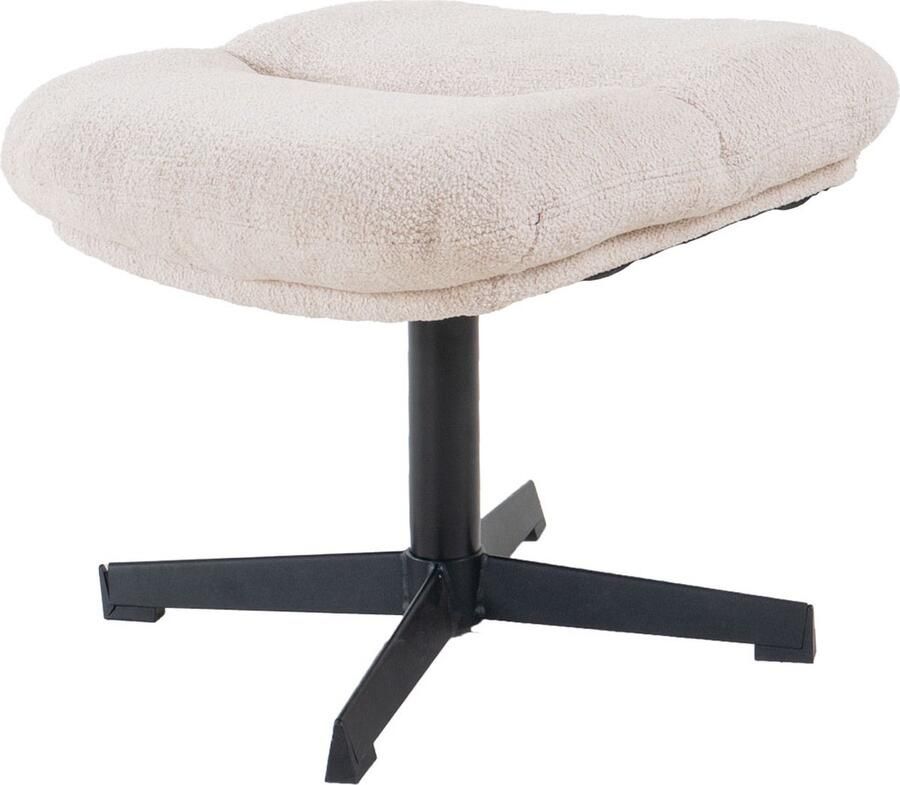 Home67 Hocker Dorus Bouclé Naturel