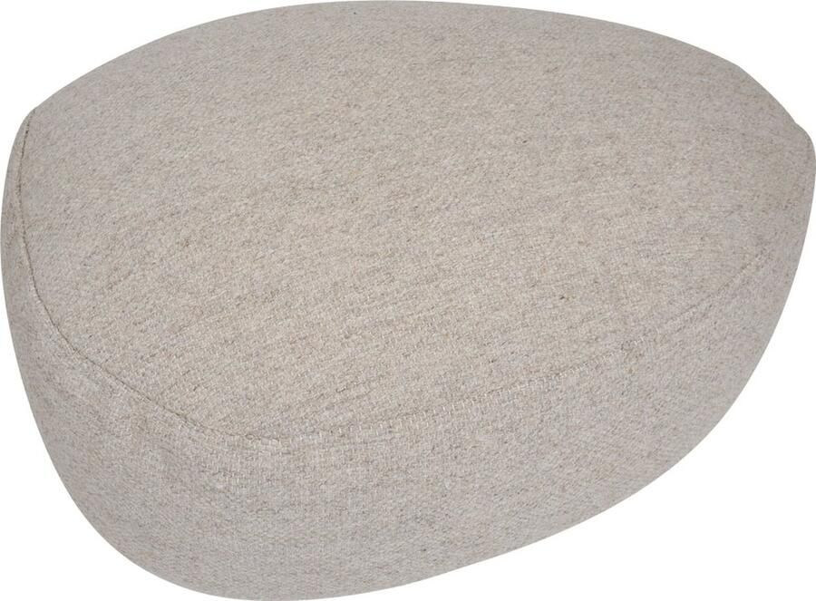 Home67 Poef Meave Beige 90 x 60 x 30 cm
