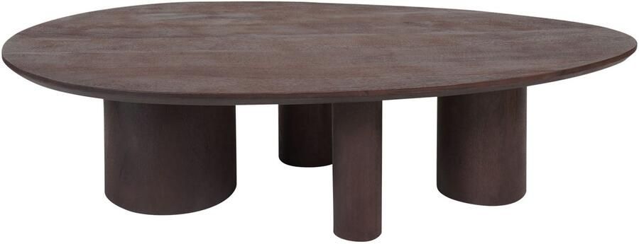 Home67 Salontafel Amir 140 x 80 cm Espresso Mangohout