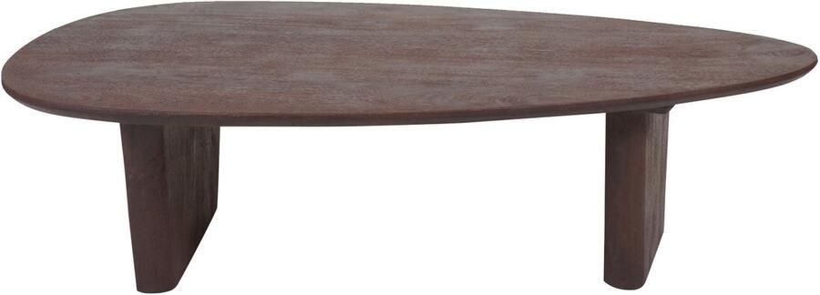 Home67 Salontafel Rudo 135 x 75 cm Espresso Mangohout