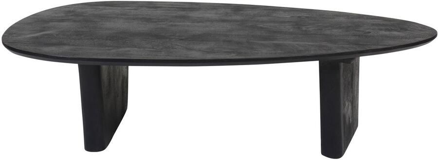 Home67 Salontafel Rudo 135 x 75 cm Zwart Mangohout