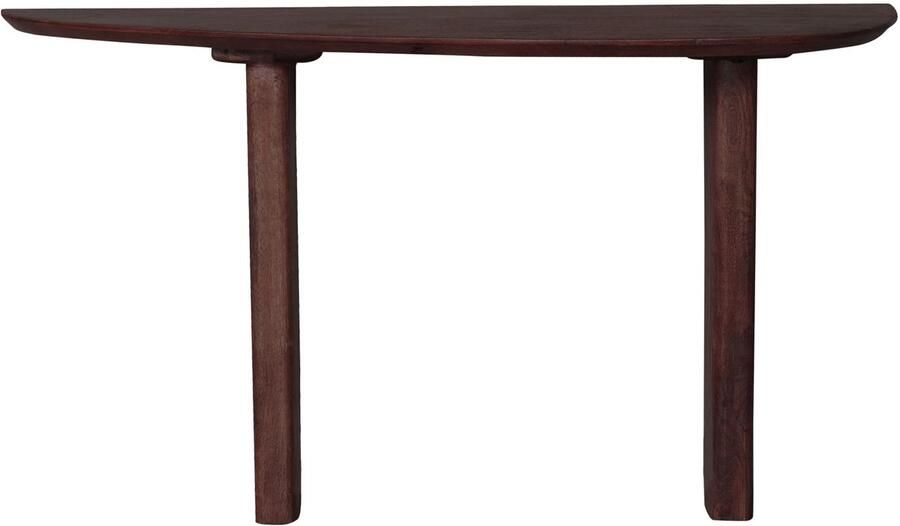 Home67 Sidetable Rhys 135 x 40 cm Espresso Mangohout