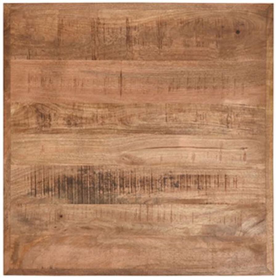 Home67 Tafelblad Horeca Mangohout 70 x 70 cm