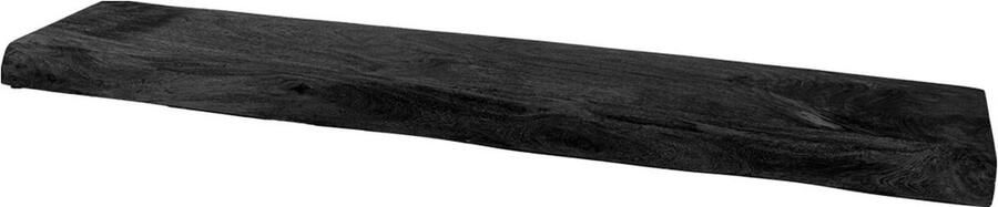 Home67 Wandplank Pure Zwart Mangohout 120 cm