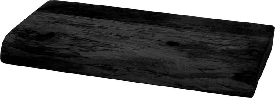 Home67 Wandplank Pure Zwart Mangohout 40 cm