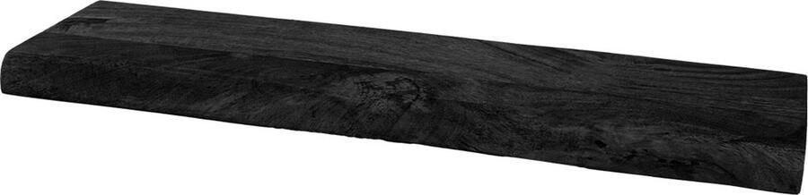 Home67 Wandplank Pure Zwart Mangohout 80 cm