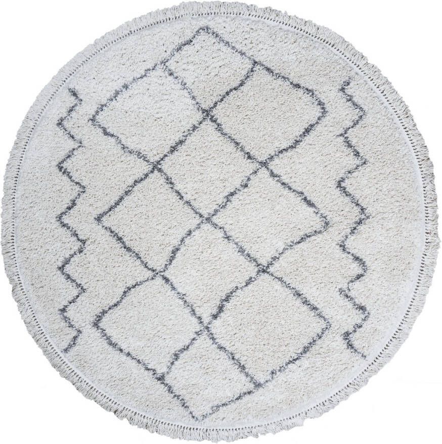 Home67 Vloerkleed Marrakesh Cream Rond ø200 cm - Foto 1