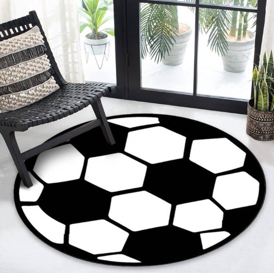 Levabe XXL Game Tapijt Rond Kinderen Gaming Kruipmat Vloermat Gameroom Vloerkleed Speelkleed Game kamer Zacht Controller Look 140 CM - Foto 2