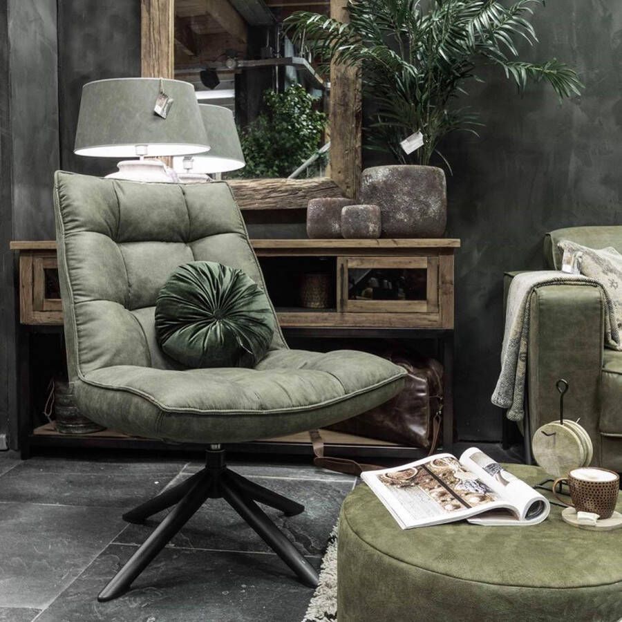 Homebound by Kolony Draaifauteuil Liam in cowboy 411 olive
