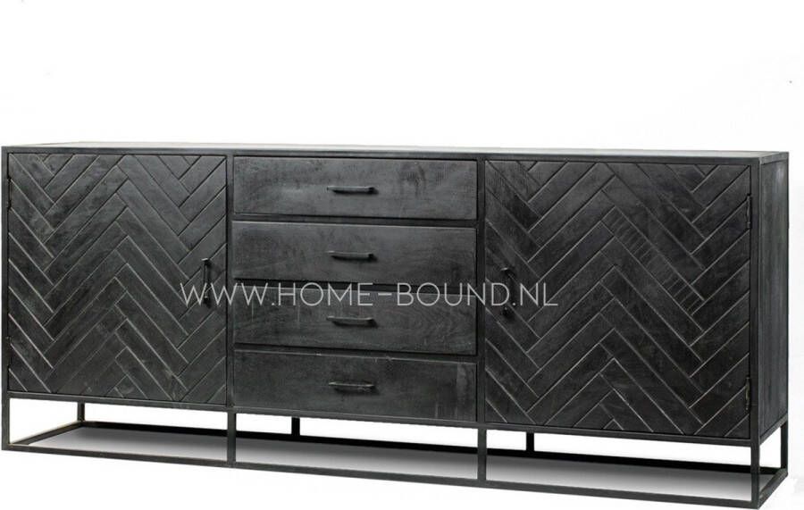 Homebound by Kolony Dressoir Fishbone zwart