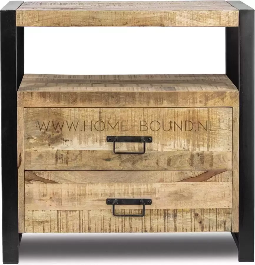 Homebound by Kolony Dressoir mango small kastje hout opbergkastje ladekast -80x45x80cm