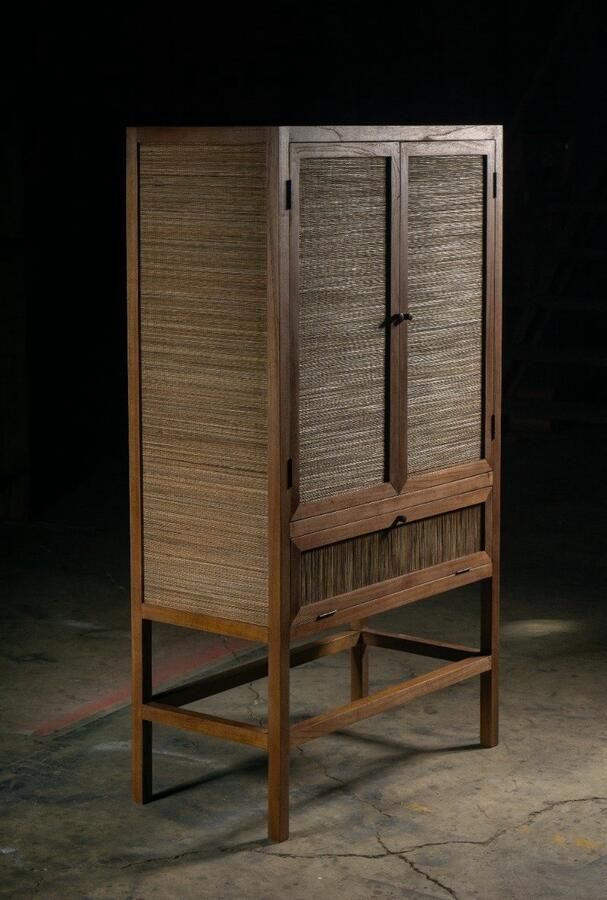 Homebound by Kolony Cabinet teak met kokosvezel Yaren 90cm