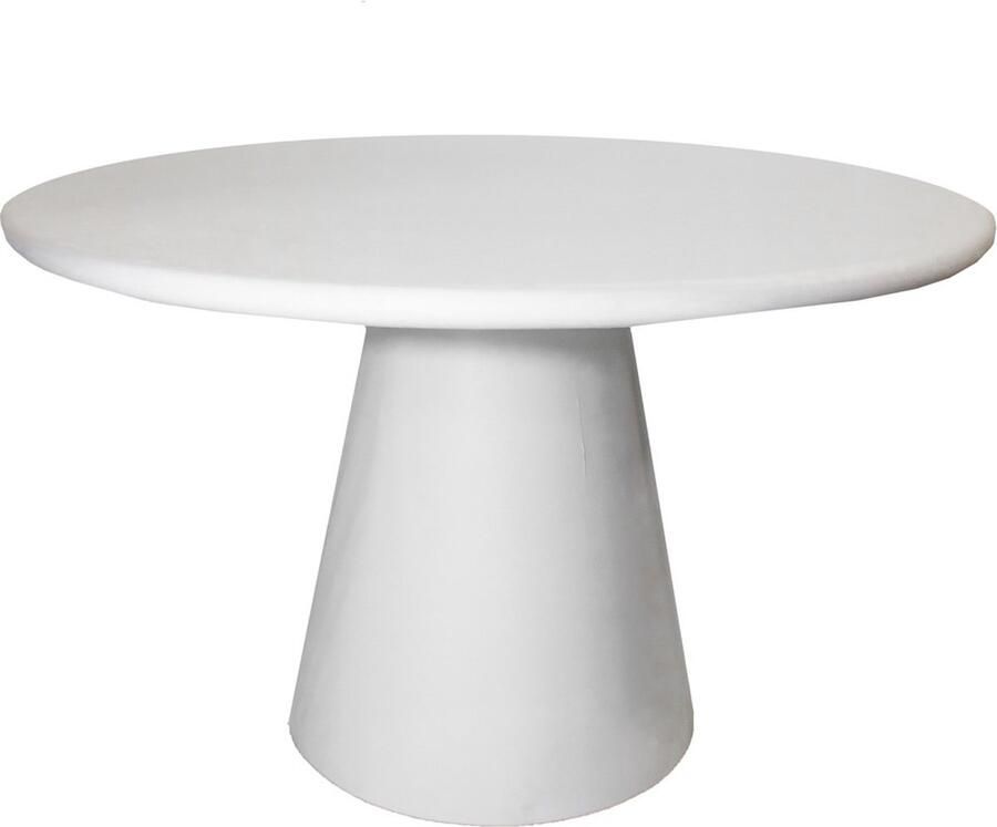 Homebound by Kolony Eettafel Bora rond wit witte tafel hout 150cm Scandinavisch design