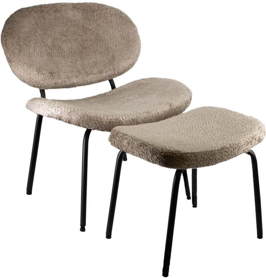 Homebound by Kolony Fauteuil Pip taupe