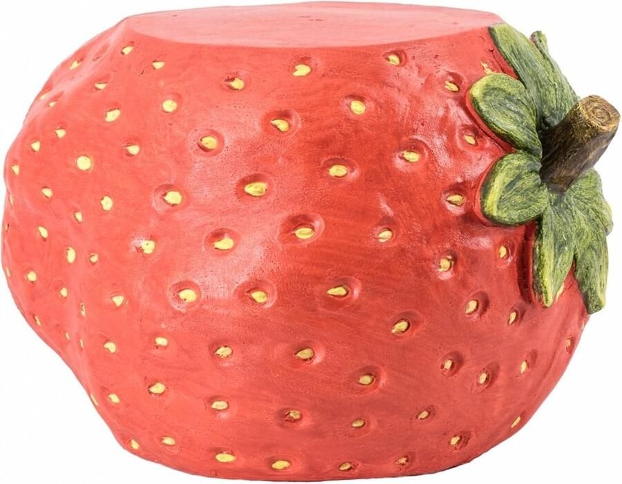 Homebound by Kolony HomeBound by KY Bijzettafeltje kruk aardbei 40x32x25.5cm bijzettafel